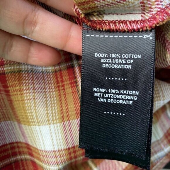 Harley-Davidson Women's 120th Anniversary Plaid Flannel Shirt Size 1W New - Picture 5 of 11